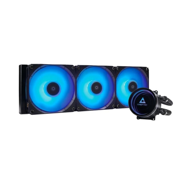 Комплект водяного охлаждения Chieftec ICEBERG 360 CLC-360-RGB LGA1700/1200/115X/AM5/AM4 (6шт./кор, TDP 300W, ARGB PUMP, PWM, TRIPLE ARGB FAN 120mm) RET