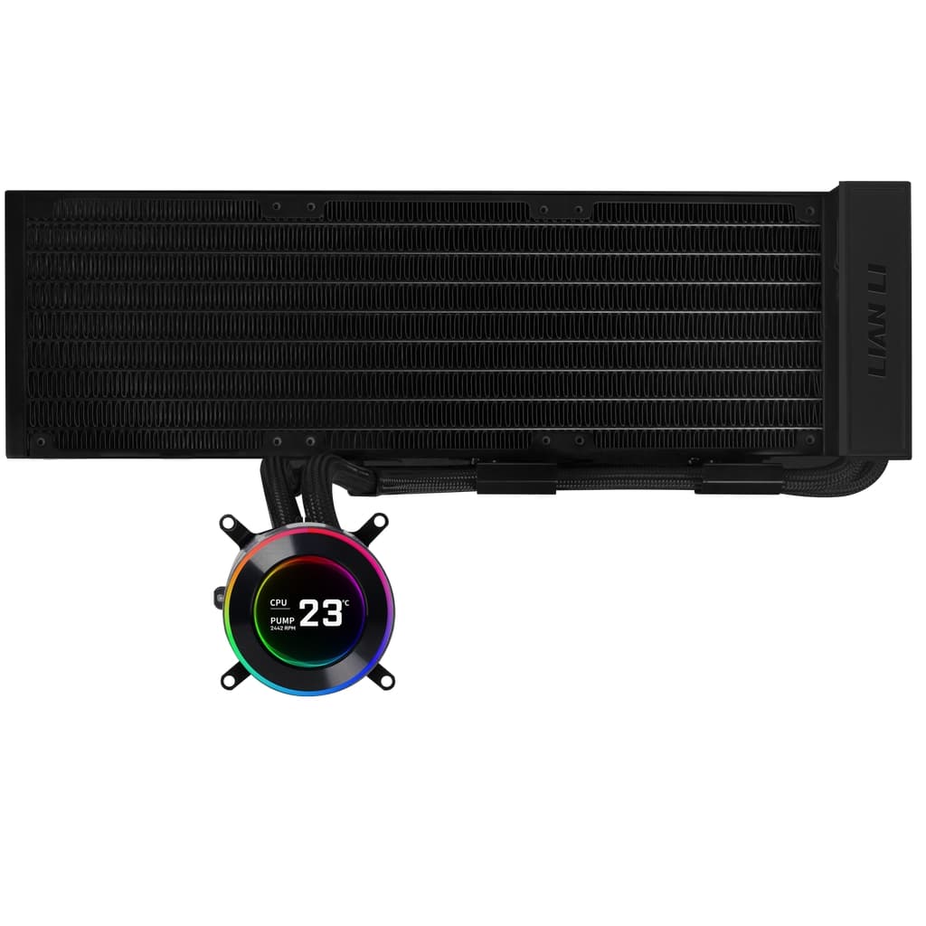 Система водяного охлаждения Lian Li HydroShift II LCD-C 360N (GHS2LCD36B BLACK) / W/O Fans / G89.GHS2LCD36B.R0