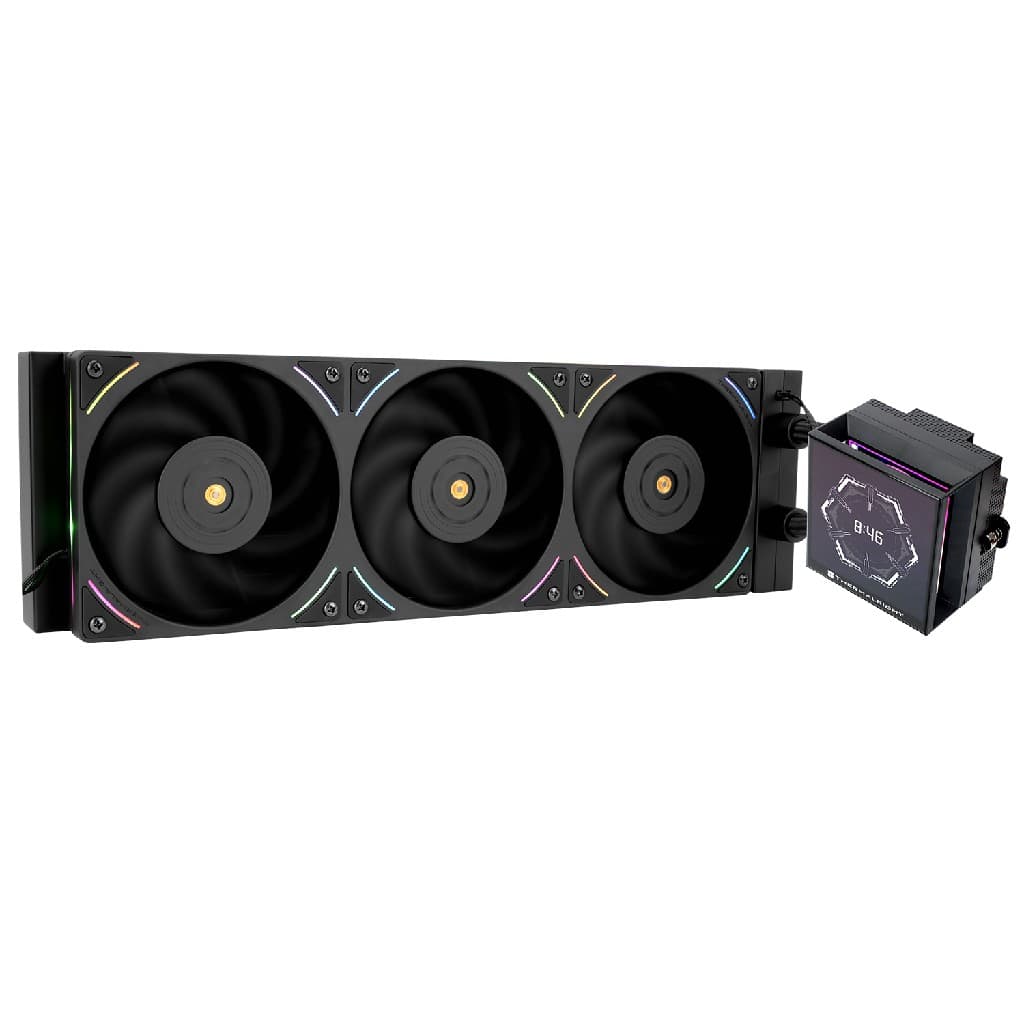 Система водяного охлаждения Thermalright Hyper Vision 360 UB ARGB Black / 3x120mm ARGB PWM Fans / TRHV360UBAB