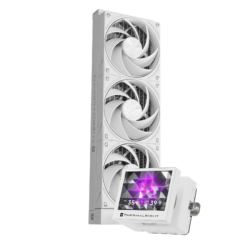 Система водяного охлаждения Thermalright Stream Vision 360 White / 3x120mm PWM Fans / TRSV360W