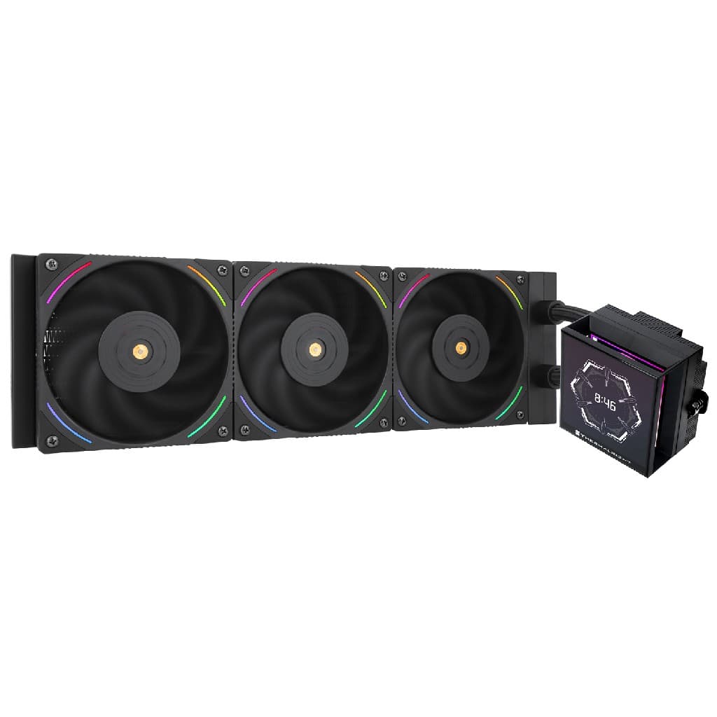 Система водяного охлаждения Thermalright Hyper Vision 360 ARGB Black / 3x120mm ARGB PWM Fans / TRHV360AB