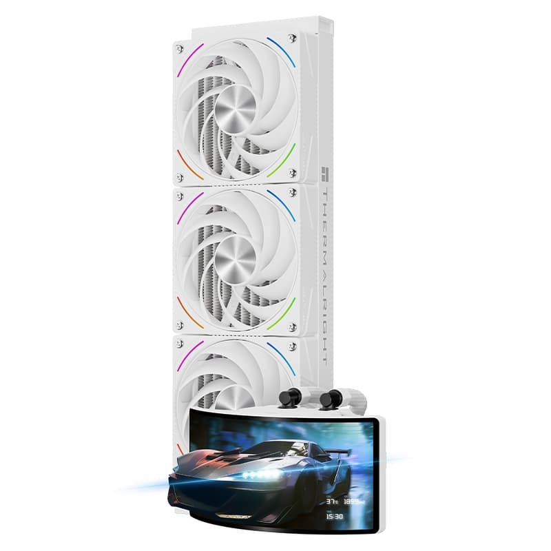 Система водяного охлаждения Thermalright Rainbow Vision 360 Turbo ARGB White / 3x120mm ARGB PWM Fans / TRRV360TAW