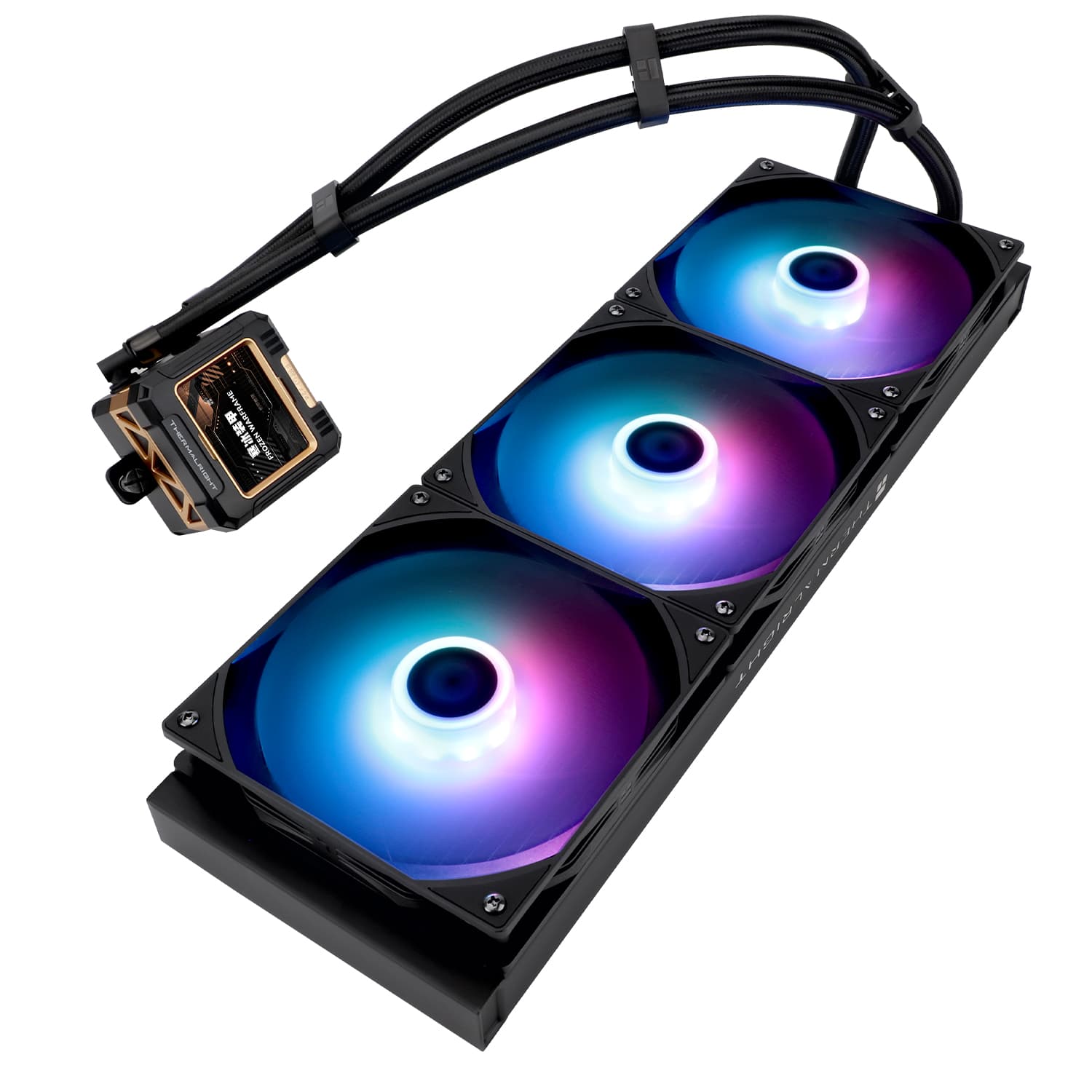 Система водяного охлаждения Thermalright Frozen Warframe 420 Black ARGB / 3x140mm ARGB PWM Fans / TRFW420AB