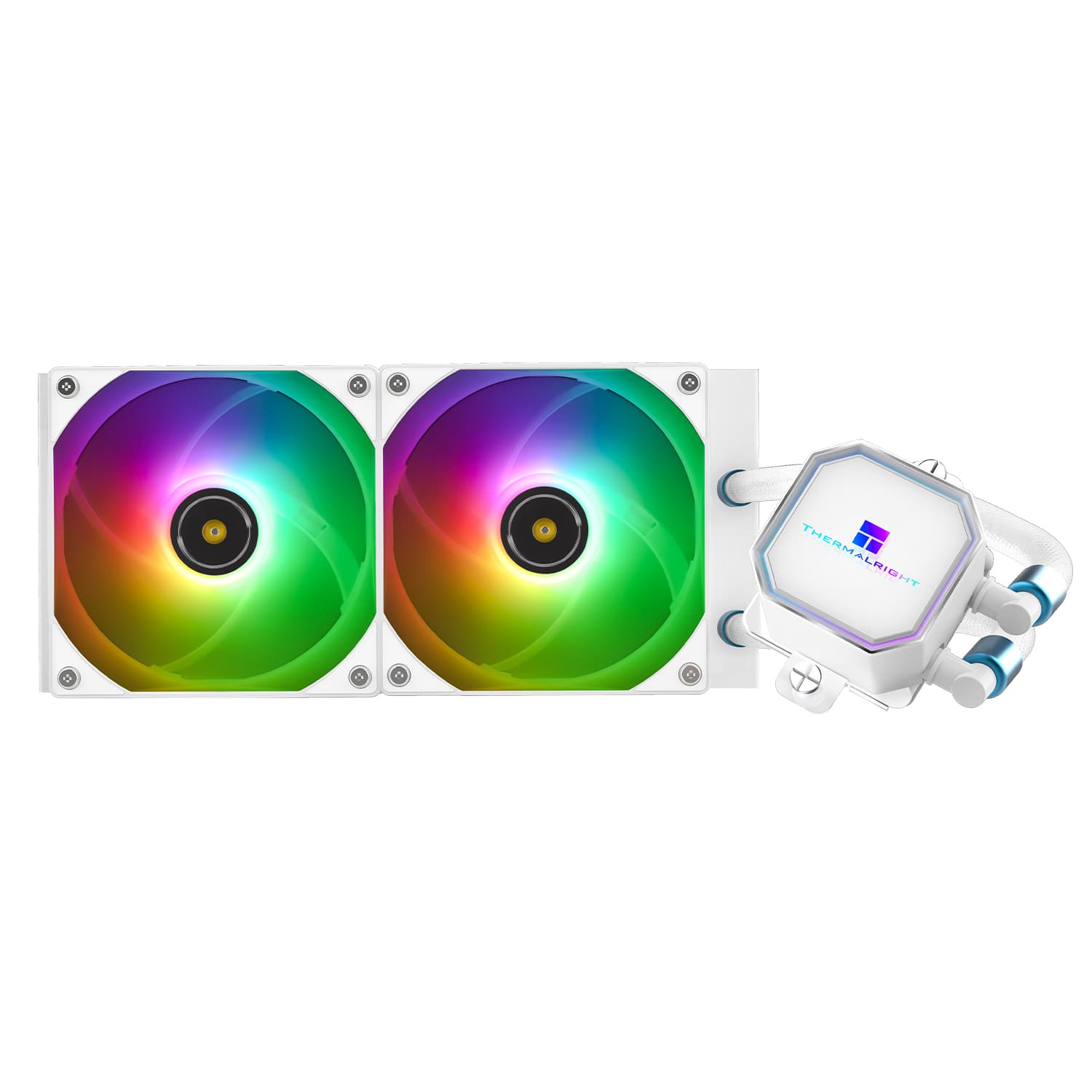 Система водяного охлаждения Thermalright Frozen Prism 240 White ARGB / 2x120mm ARGB PWM Fans / TRFP240AW