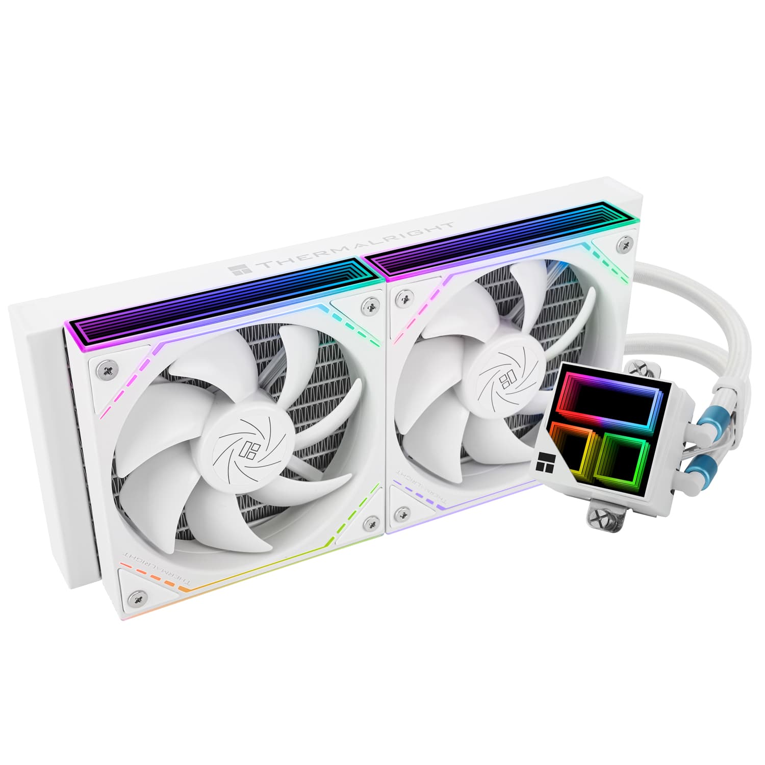 Система водяного охлаждения Thermalright Frozen Infinity 240 White / 2x120mm ARGB PWM Fans / TRFI240W