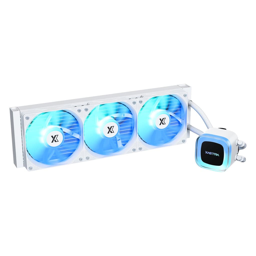 Система водяного охлаждения XASTRA LP360 ARGB WH Intel LGA1851/1700/1200/115X/AM5/AM4 ( 3x120, ARGB fan and Pump, TDP 285W, white) RET