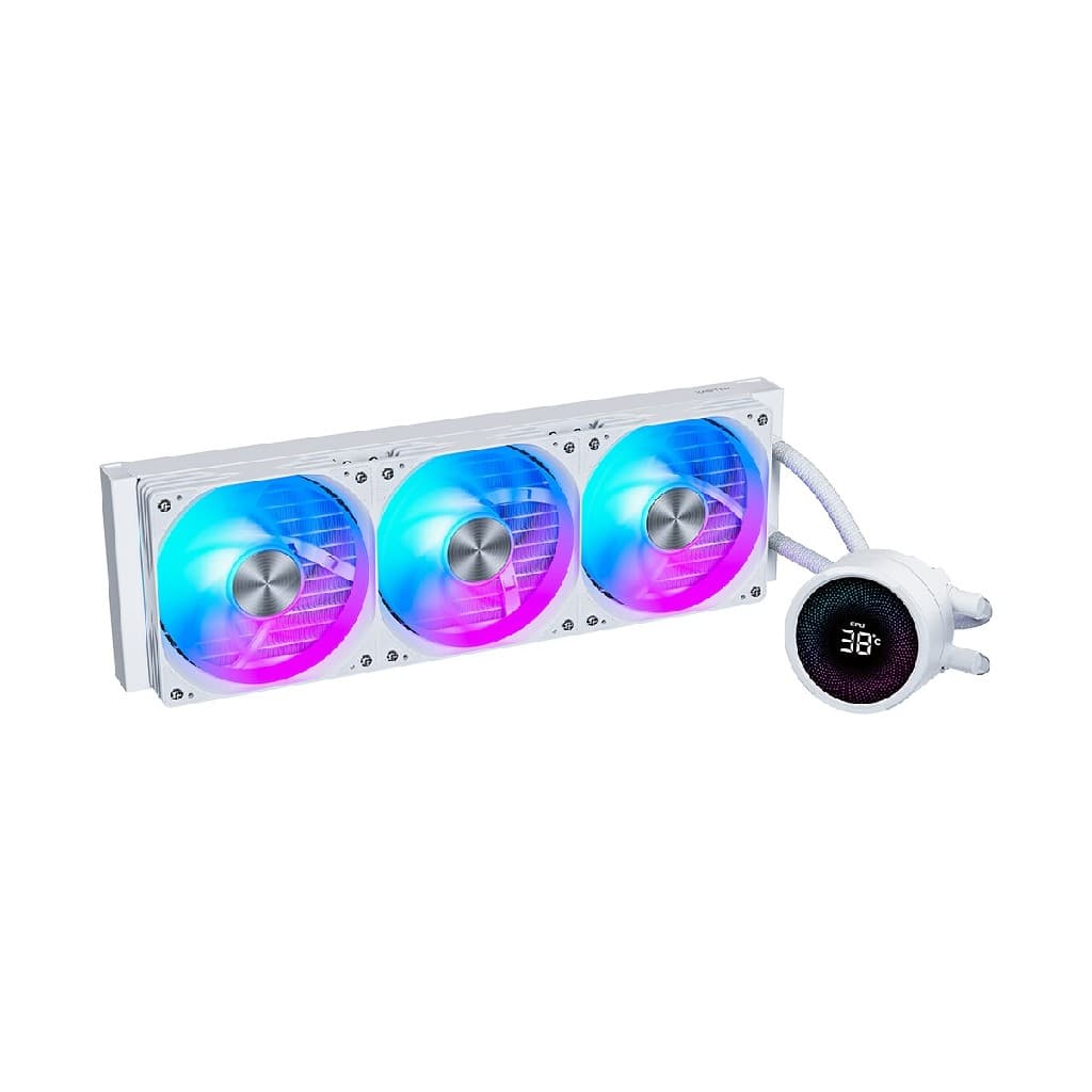 Система водяного охлаждения XASTRA Equ LQ360 ARGB WH Intel LGA LGA1851/1700/1200/115X/AM5/AM4 ( 3x120 ARGB fan, Matrix Screen 2.6", white) RET