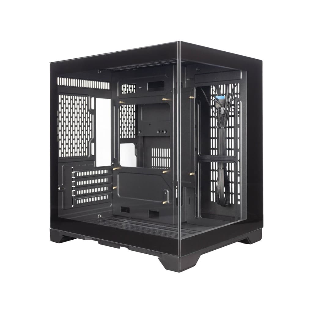 Корпус 1STPLAYER MEGAVIEW MV5-TP Black / mATX / MV5-TP-BK