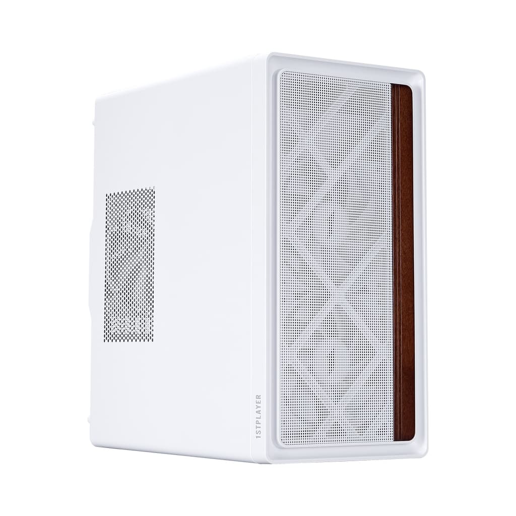 Корпус 1STPLAYER WD1 White / mATX / 3x120mm fans / WD1-WH-3F-W