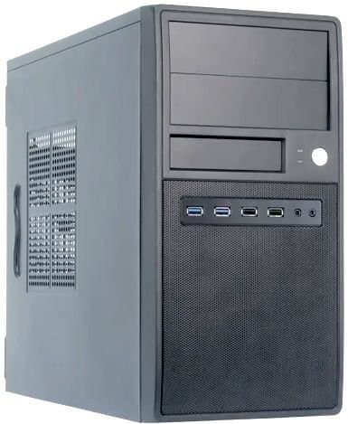 Корпус CHIEFTEC MESH CT-04B-OP, mini-ITX, mATX, черный