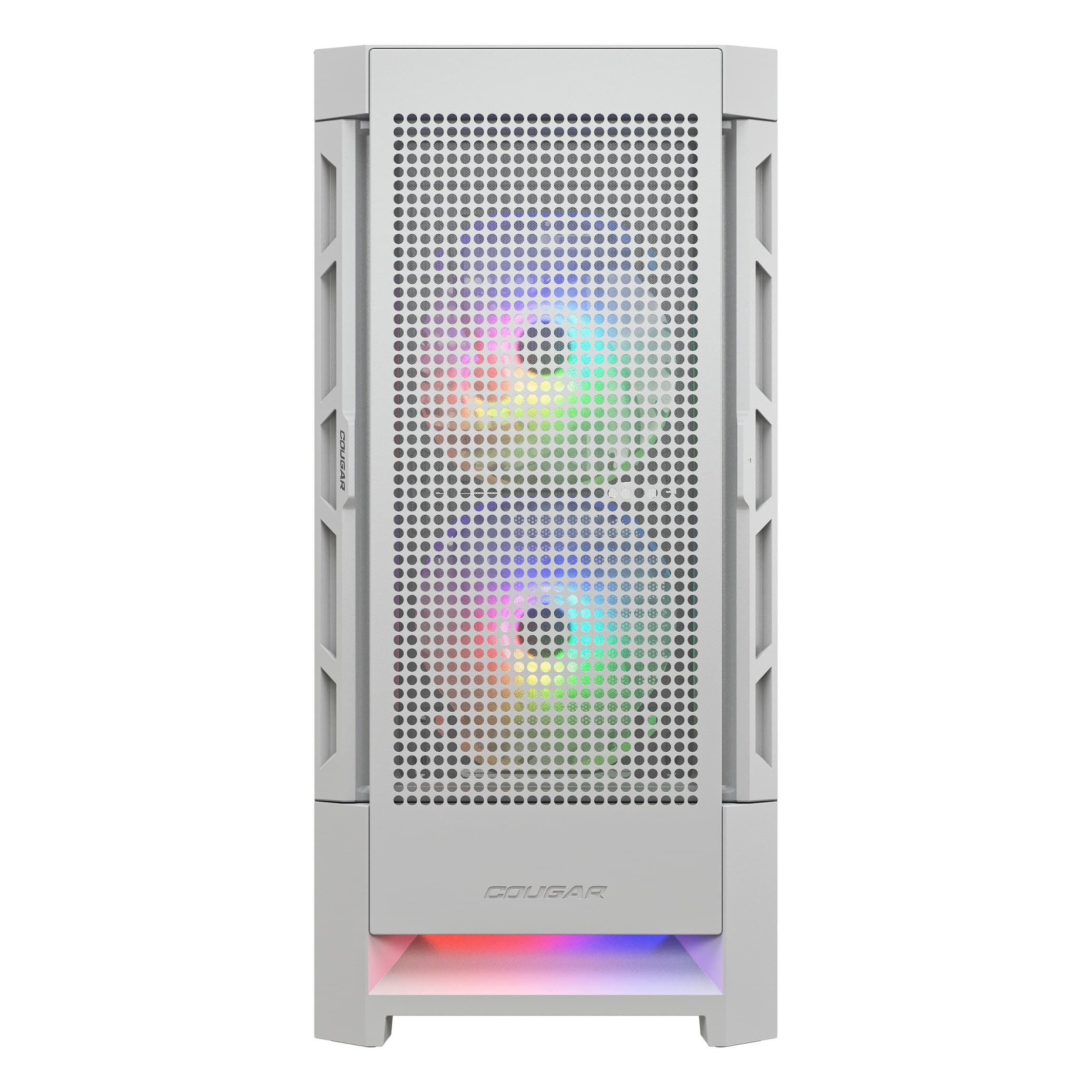 Корпус Cougar Airface RGB White, 2х140mm + 1x120mm ARGB Fan, ARGB Fan Hub, без БП, белый, ATX / CGR-5ZD1W-AIR-RGB