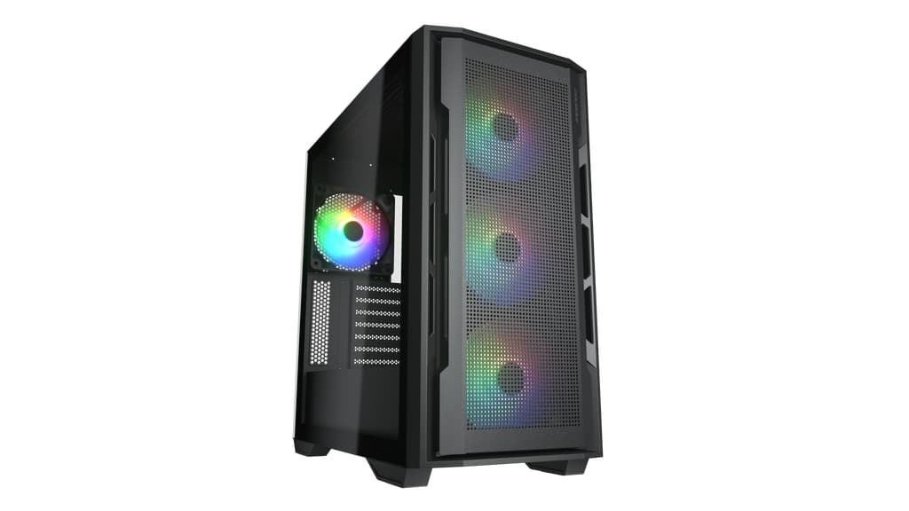 Корпус Cougar Uniface X RGB V2 Black, 4x140mm ARGB PWM Fan, ARGB PWM Fan Hub, без БП, E-ATX / CGR-5C78B-X-RGB-V2