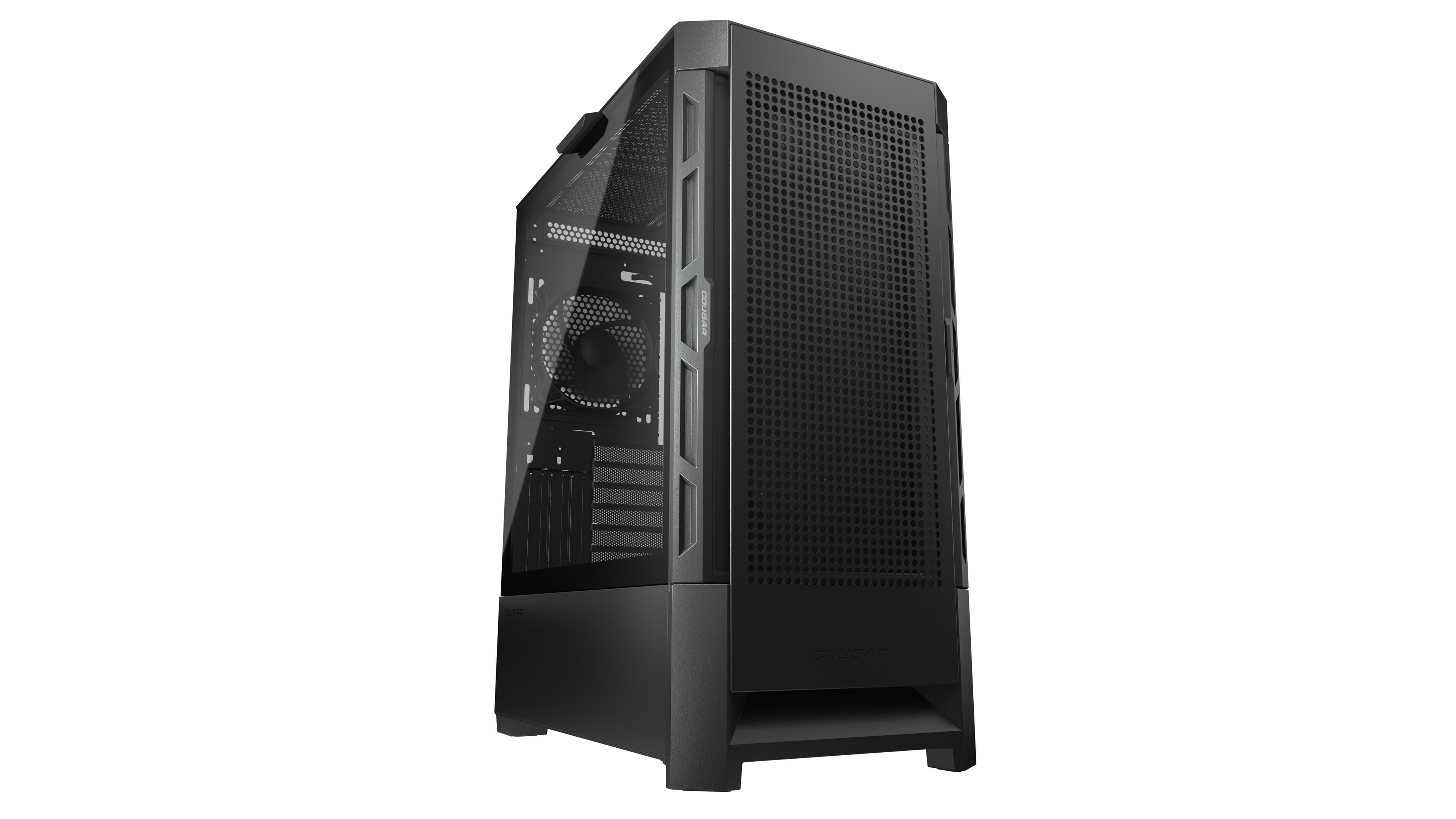 Корпус Cougar Airface, 1x120mm Fan, без БП, черный, ATX / CGR-5ZD1B-AIR