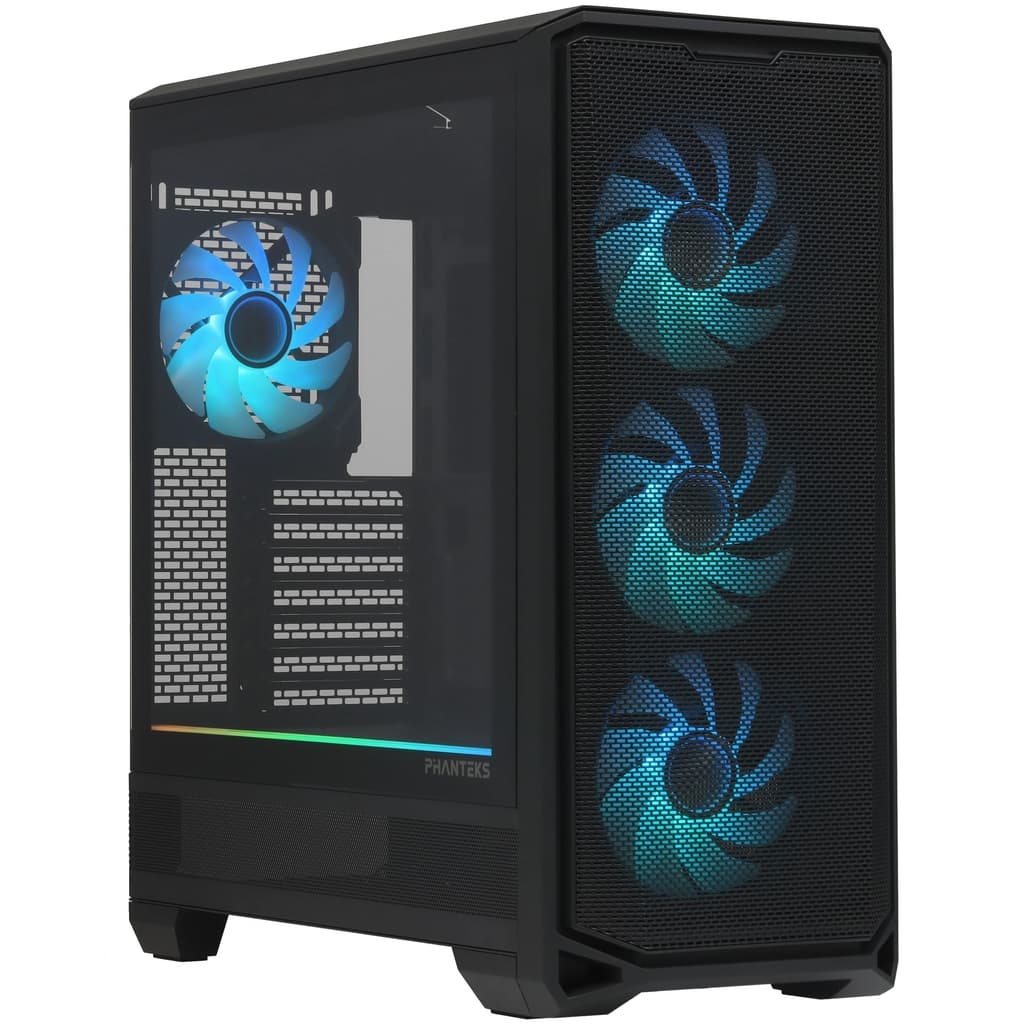 Корпус PHANTEKS Eclipse G400A, Black, 4x140mm ARGB Fan + ARGB Strip, боковая панель Tempered Glass, Mid-Tower / PH-EC400GA_DBK01
