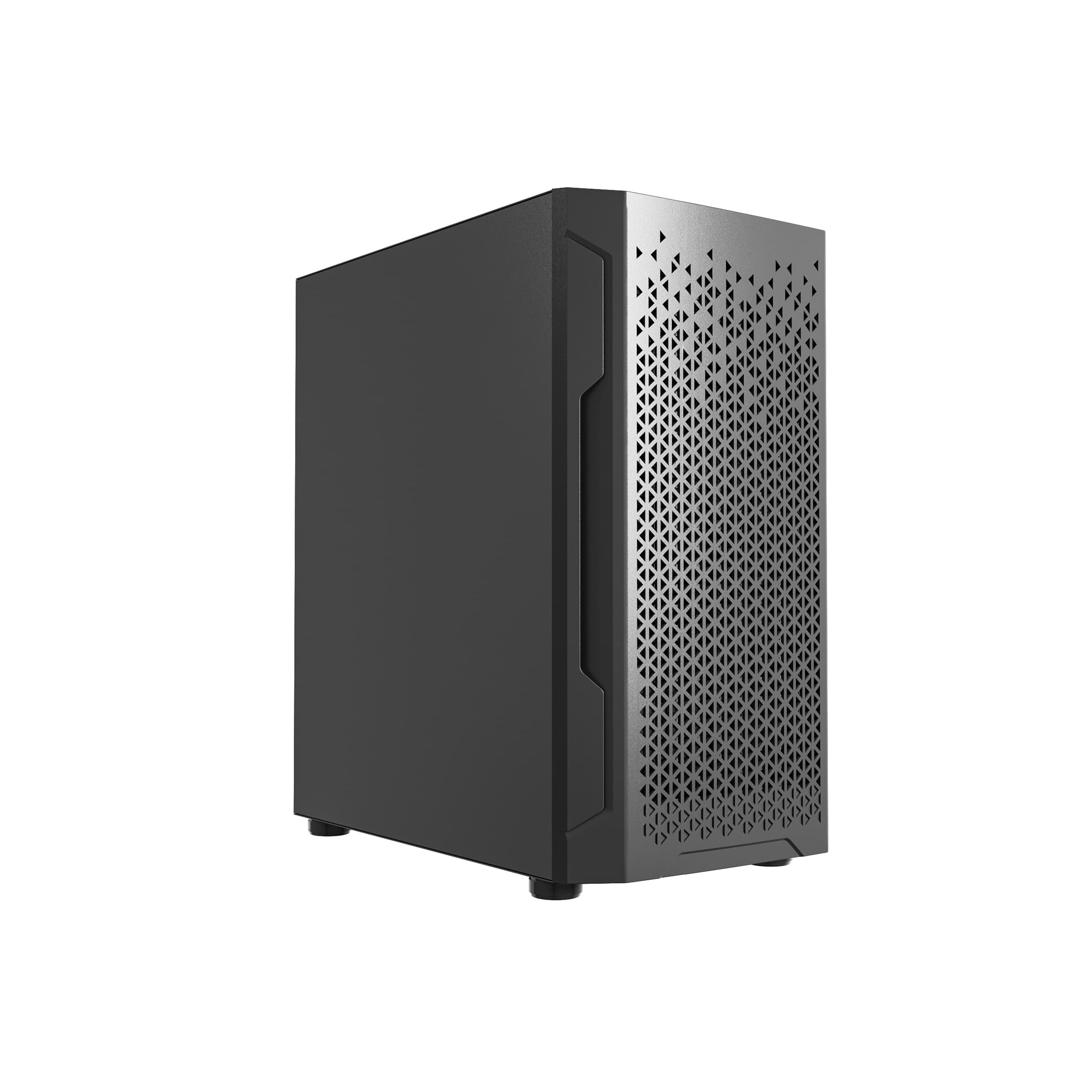 Корпус Powercase Mistral Micro Z2B SI, Non Window, Mesh, 2x 120mm fan, чёрный, mATX (CMIMZB-F2SI)