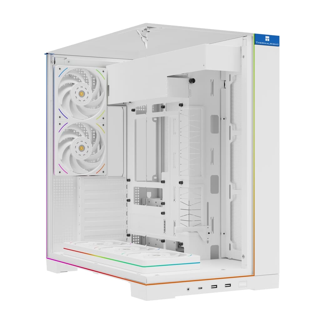 Корпус Thermalright TR-A70 ARGB White FanUB / TG / TL-UB36RW+TL-UB24W PWM Fans / USB TYPE-C / ATX / TRA70AFUBW