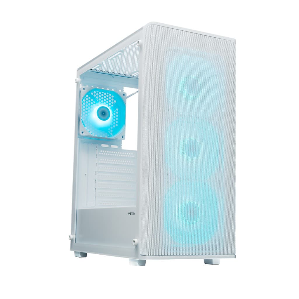 Корпус XASTRA A300 4ARGB White ATX/Mesh/ full-size TG / 4x120mm FC120 ARGB PWM fans/ A300-4FC12A-WH