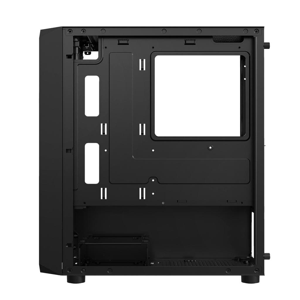 Корпус XASTRA A303M 3FRGB Black mATX/Mesh/ tempered glass / 2x140mm + 1x120mm FRGB fans/ A303M-2FC14F-1FC12F