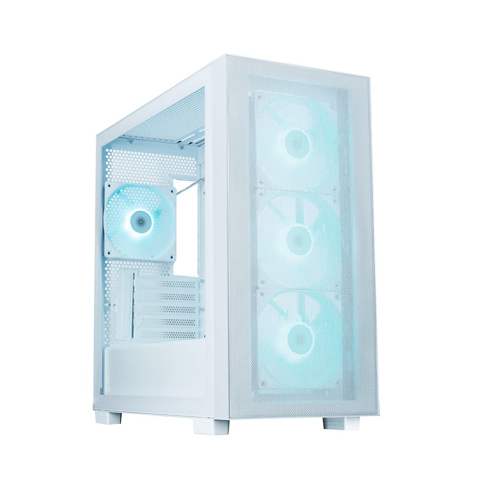 Корпус XASTRA A510M 4ARGB-UC White mATX/Mesh/ Screwless full-size TG /4x 120mm FC120 ARGB PWM fans/ Type-C / A510M-4FC12A-UC-WH
