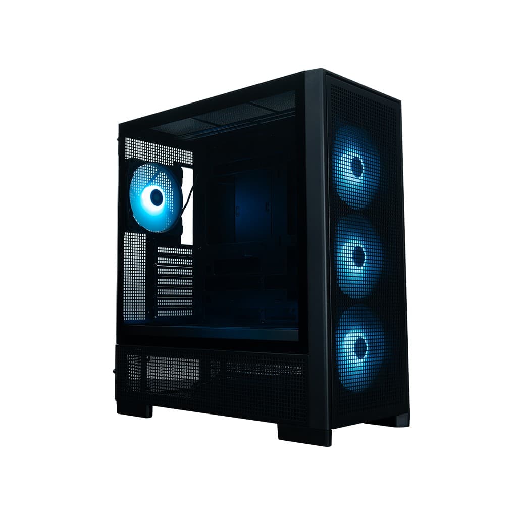 Корпус XASTRA A700 7ARGB-C10-UC Black ATX/Mesh/ 1x360mm+4x140mm ARGB PWM fans / Argb+PWM HUB 10port/Type-C / A700-1FA36A-4FL14A-C10-UC