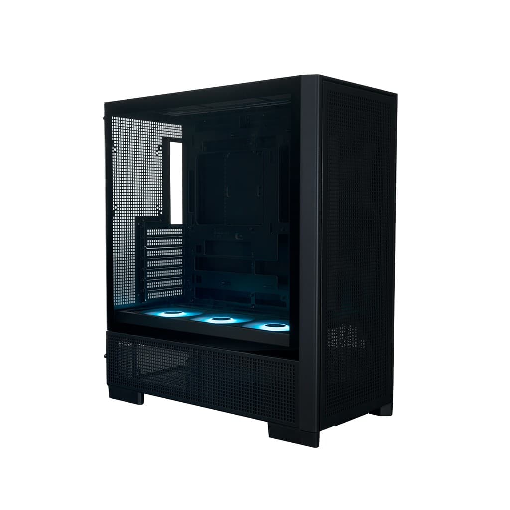 Корпус XASTRA A700 3ARGB-C10-UC Black ATX/Mesh/ 1x360mm ARGB PWM /Argb+PWM HUB 10port/ Type-C / A700-1FA36A-C10-UC