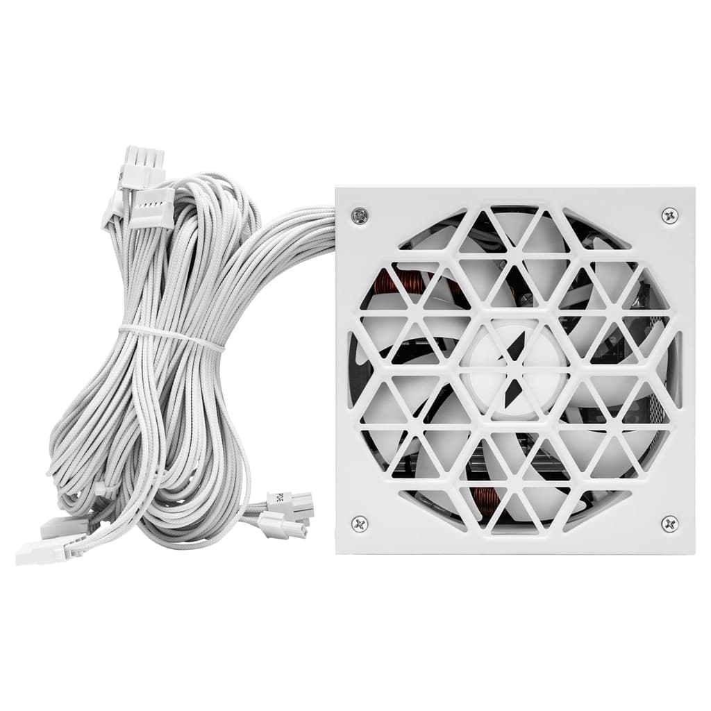 Блок питания 1STPLAYER ACK STANDARD 650W White / ATX 2.4, APFC, 80 PLUS Standard, Double Forward, Teapo main cap, 140mm fan, non-modular / HA-650AC1-WH