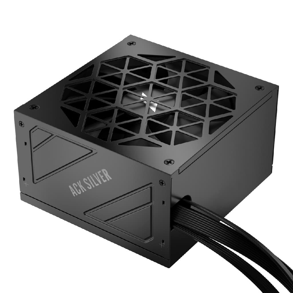 Блок питания 1STPLAYER ACK SILVER 850W Black / ATX 3.1, APFC, 80 PLUS Silver, Double Forward, DC-DC, full Teapo caps, 140mm fan, non-modular / HA-850BA7-BK