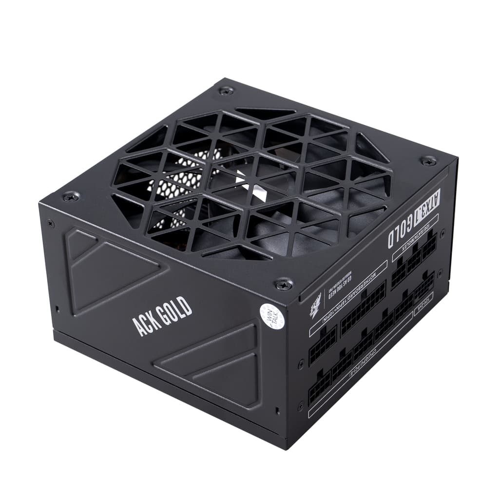 Блок питания 1STPLAYER ACK GOLD 750W Black / ATX 3.1, PCle 5.1, APFC, 80 PLUS Gold, LLC+DC-DC, full Teapo caps, 140mm fan, full modular / HA-750BA2-BK