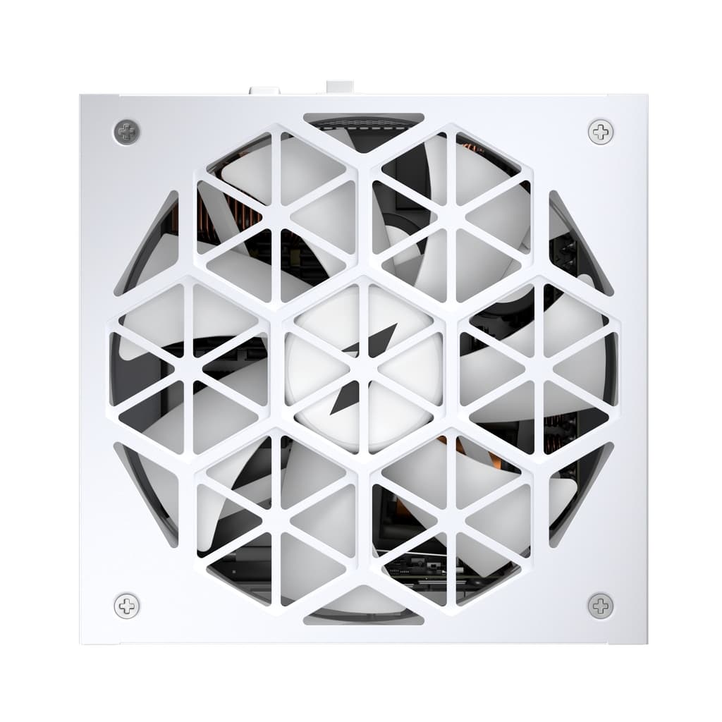 Блок питания 1STPLAYER ACK GOLD 850W White / ATX 3.1, PCle 5.1, APFC, 80 PLUS Gold, LLC+DC-DC, full Teapo caps, 140mm fan, full modular / HA-850BA2-WH