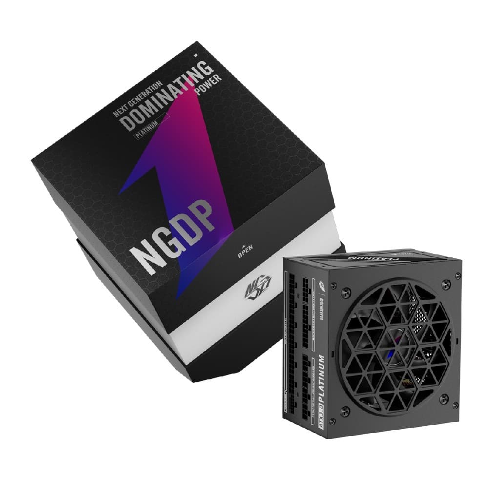 Блок питания 1STPLAYER NGDP PLATINUM 1300W Black / ATX3.1, APFC, 80 PLUS Platinum, LLC+DC-DC, full Japan solid-state caps, 120mm fan, full modular / HA-1300BA3-BK