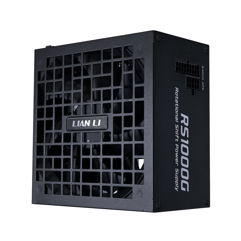 Блок питания Lian Li RS1000G / Black / ATX 3.1, 1000W, 80 PLUS Gold, PCIe 5.1, APFC, USB HUB, 135mm FDB Fan, Fully Modular / G9P.RS1000G.BH00.RU