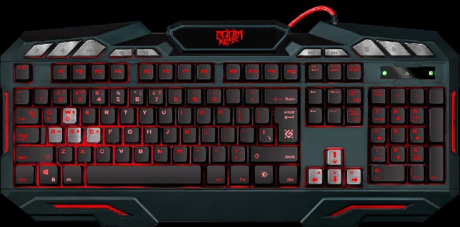 Клавиатура игровая проводная Defender Doom Keeper GK-100DL