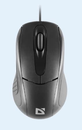 Мышь беспроводная Defender Standard MB-580 , 3 кнопки, 1000 dpi, черный (52580)