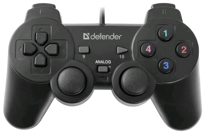 Проводной геймпад Defender Omega USB, 12 кнопок, 2 стика (64247)