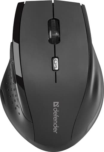 Мышь беспроводная Defender Accura MM-365 (черный) 5кн+кл, 800/1200/1600 dpi 52365