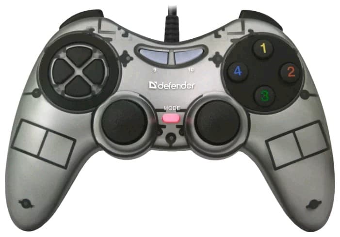 Проводной геймпад Defender Zoom USB Xinput, 10 кнопок, 2 стика (64244)