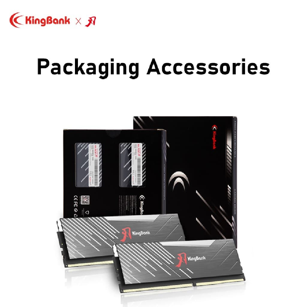 Модуль памяти DDR5 Kingbank 32GB (2x16Gb) 6000MHz Black Heatsink RGB / KRRB series / Chinese IC CL36 (36-36-36-80) /K5.01.FL05ED9401