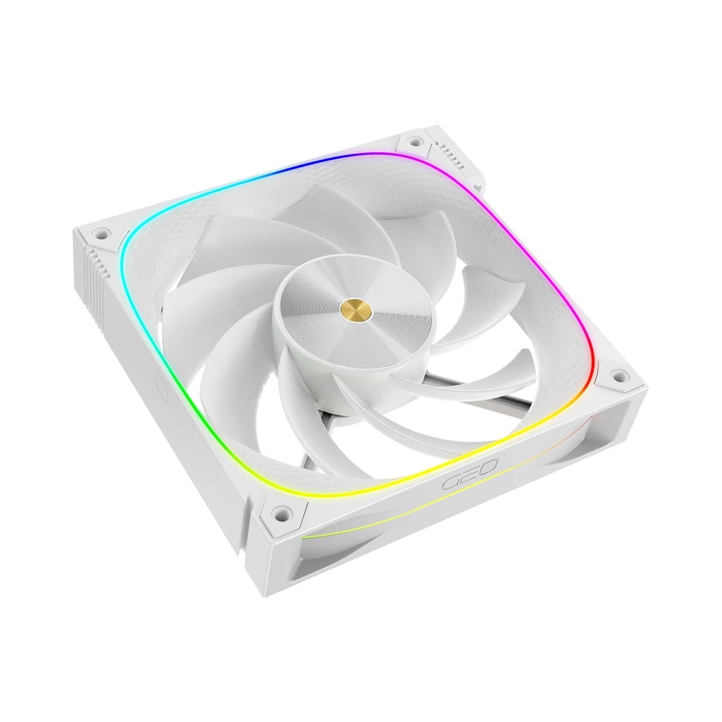 Вентилятор Geometric Future Squama 3003RW-14 Reverse White 140mm / ARGB, PWM, 140x140x30 mm, 800-2100 rpm, 95 cfm, 36 dBA / 1F3003R114100