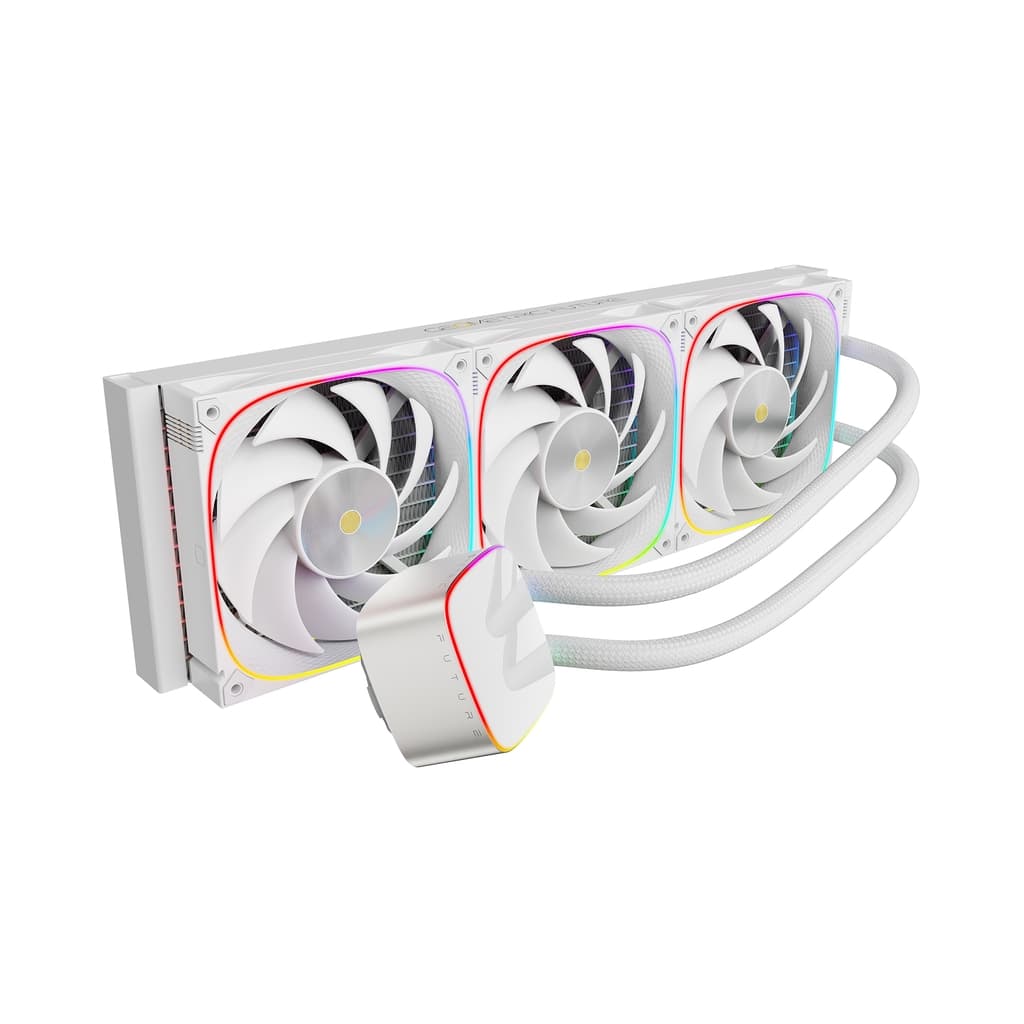 Система водяного охлаждения Geometric Future Eskimo Ultra 420 White / 3x140mm ARGB fans / 1C303W0421020