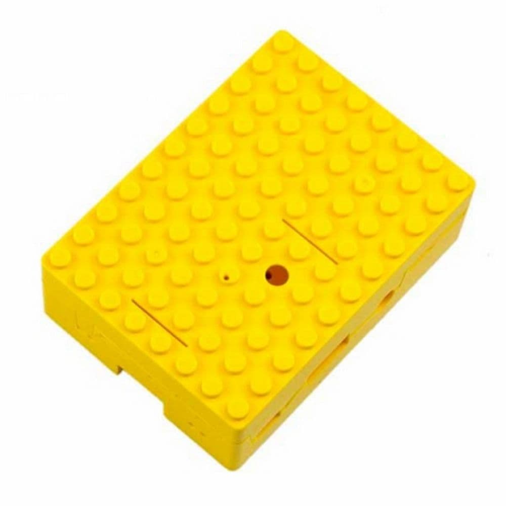 Корпус ACD RA185 Yellow ABS Plastic Building Block case for Raspberry Pi 3 B (CBPIBLOX-YEL)