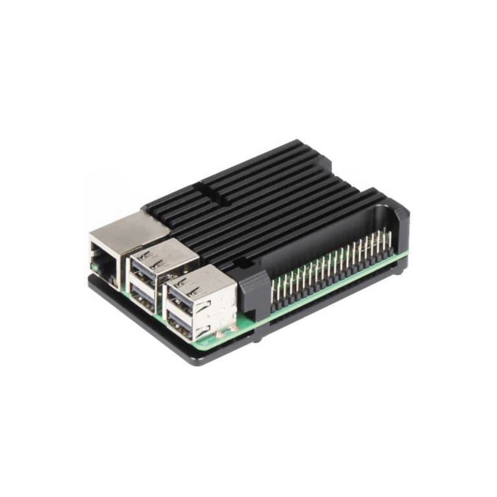 Корпус ACD RA505 Black Metal Aluminum Case for Raspberry Pi 4B (RASP4487)
