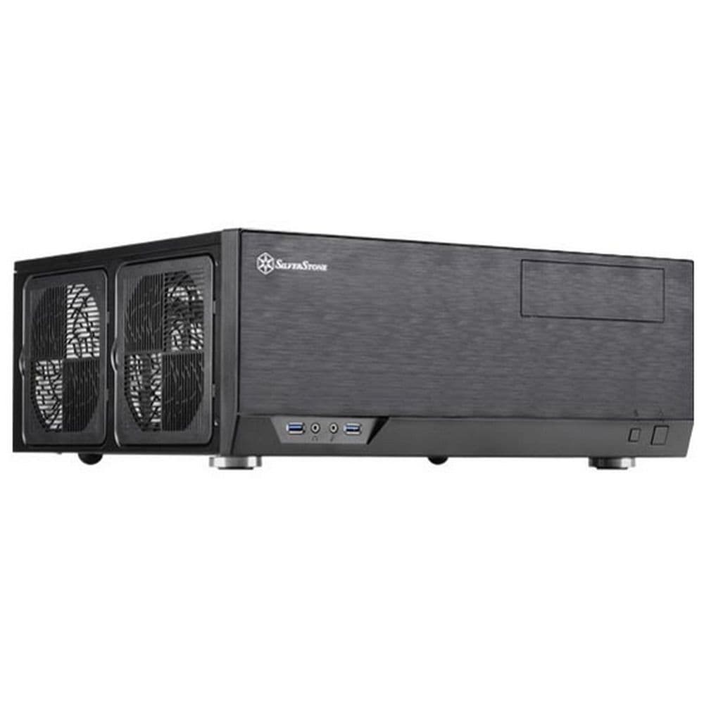 Корпус Silverstone SST-GD09B Grandia HTPC ATX Computer Case, Silent High Airflow Performance, black
