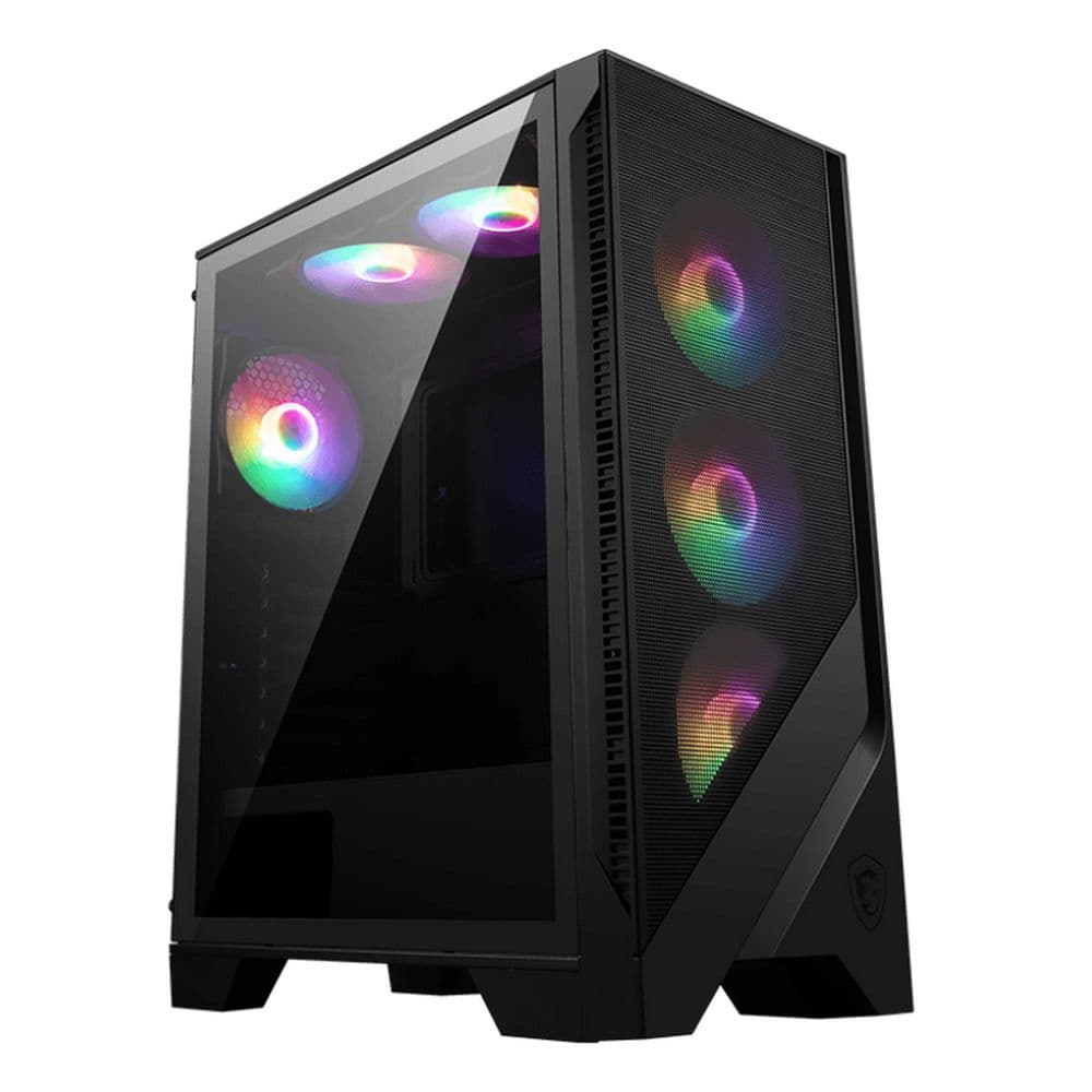 Корпус MSI MAG FORGE 120A Mid-Tower, ATX, 2xUSB 3.2, Audio I/O, 6x120mm autoRGB Fan PWM RGB PWM Control Board, Tempered Glass Wi