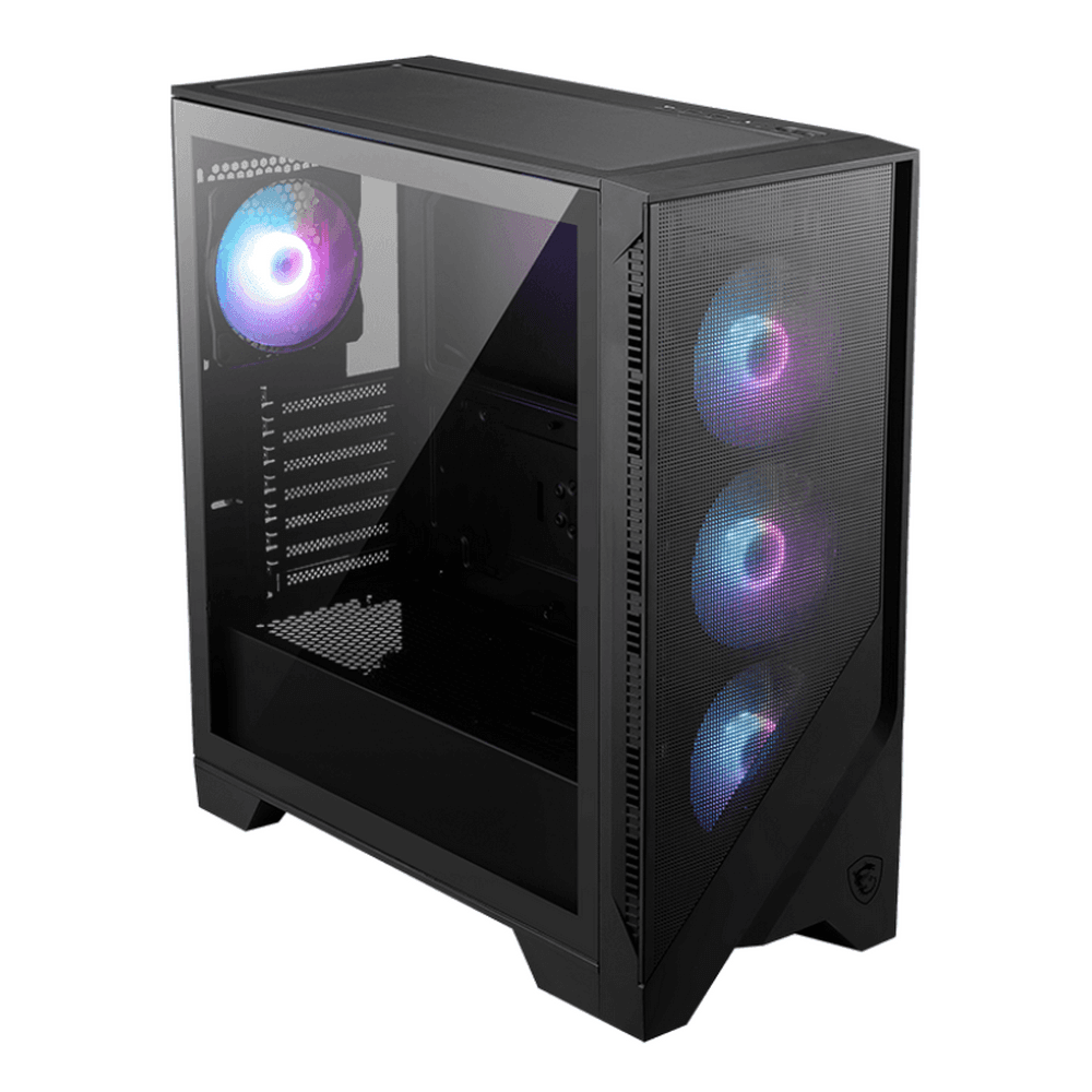 Корпус для ПК MSI MAG FORGE 321R AIRFLOW 2xUSB 3.2 Gen 1, 1xUSB 3.2 Gen2 Type-C, 4x120mm ARGB Fan, ESD ARGB Control Board, Tempe