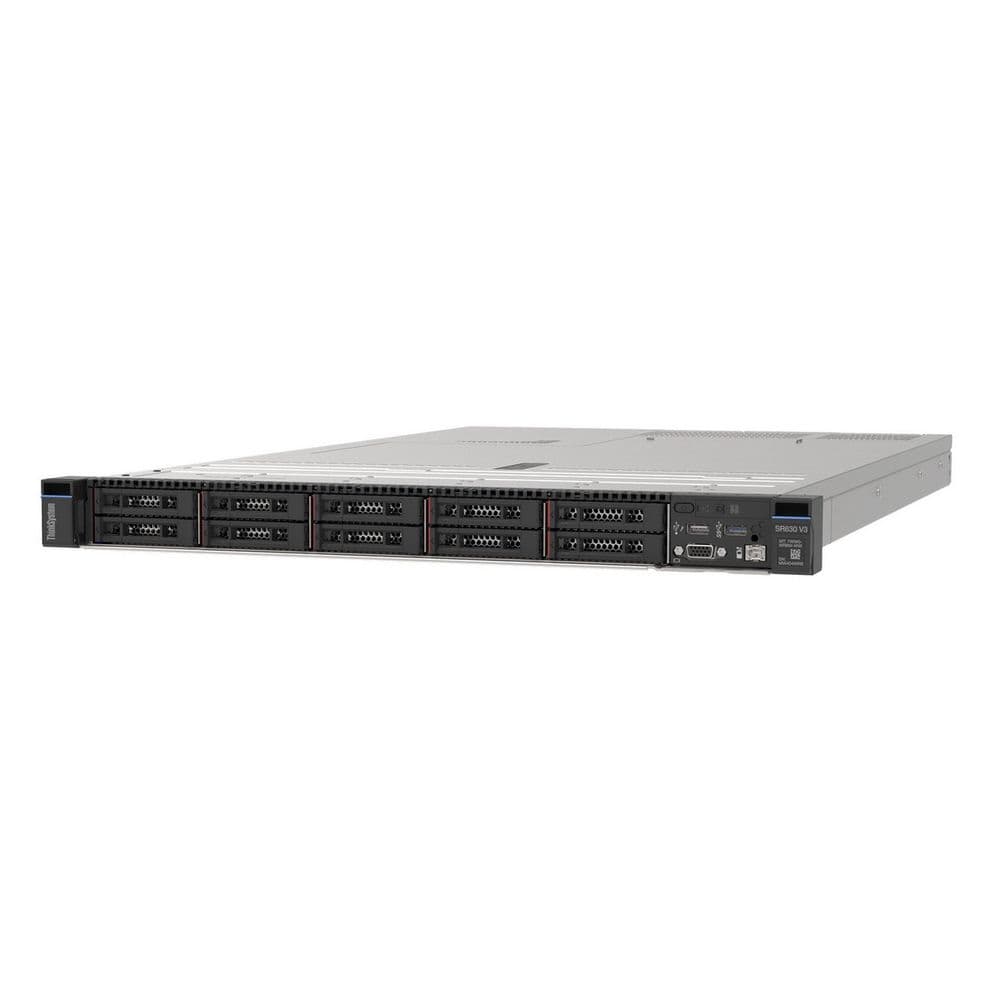 Платформа системного блока с ЦПУ Lenovo ThinkSystem SR630 V3 1x Silver 4510 12C 150W 2.4G/1x 32GB 1Rx4/9350-8i/4x 3.5" SAS Open