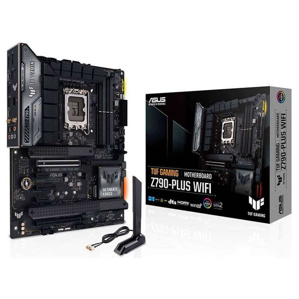 Материнская плата ASUS TUF GAMING Z790-PLUS WIFI LGA1700 ATX 4xDDR5 2xPCIEx16 PCIEx4 2xPCIEx1 4xM.2 2xUSB-C DP HDMI 2.5GLAN Wi-F