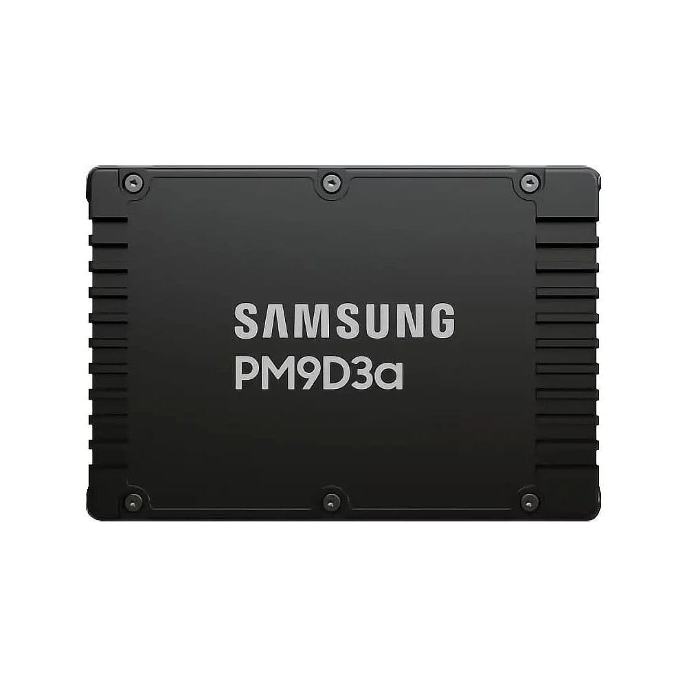 Твердотельный накопитель SSD Samsung MZWL6960HFJA-00AW7 2.5 U.2, 960GB, PM9D3a, 12000/1700 MB/s, 1050k/75k IOPS, NVME Gen 4, 1DW