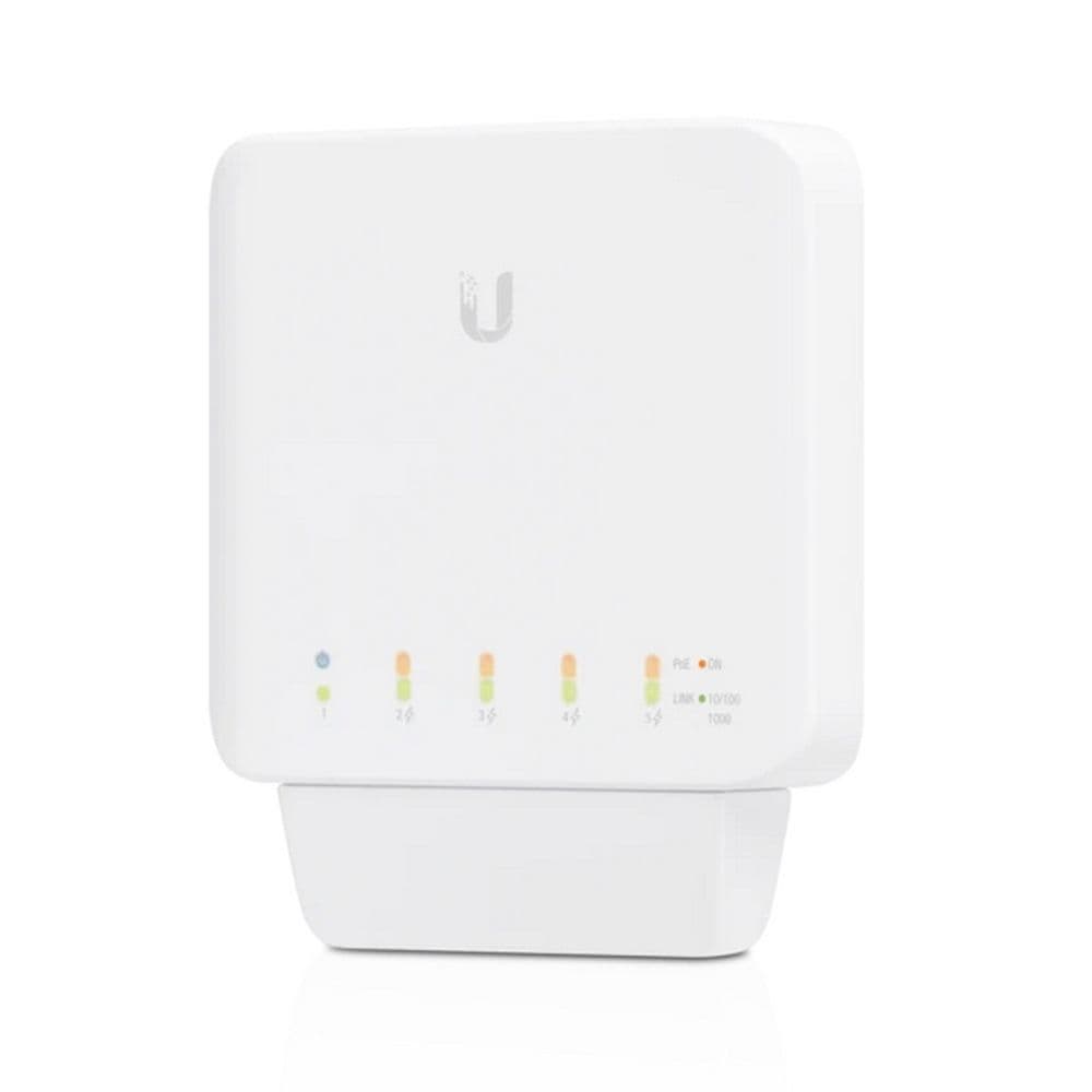 Коммутатор Ubiquiti UniFi Switch Flex |USW-Flex| PoE-коммутатор, 5х 1G RJ45, раздача 46 Вт