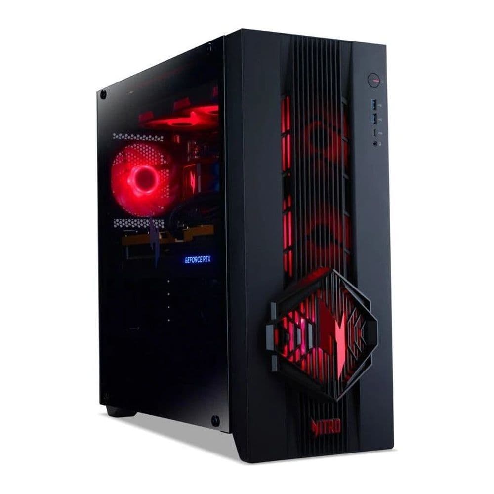 Настольный ПК Acer Nitro 70 N70X3D-100 AMD Ryzen 9 9900X3D/32Gb/SSD1Tb/RTX5070 12Gb/PSU 1200W/NoOS/Black (DG.E5ACD.009)