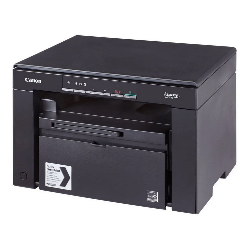 Canon i-Sensys MF3010 А4, МФУ, лазерное, черно-белое, 18стр/мин, 1200x600dpi, 64Мб, USB, 700стр/картридж, (5252B004)